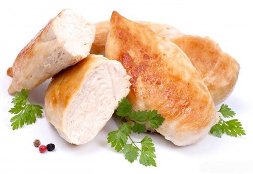 Витамины в Курица, бройлеры или цыплята, крылышки, только мясо, приготовленное, жареное на открытом огне