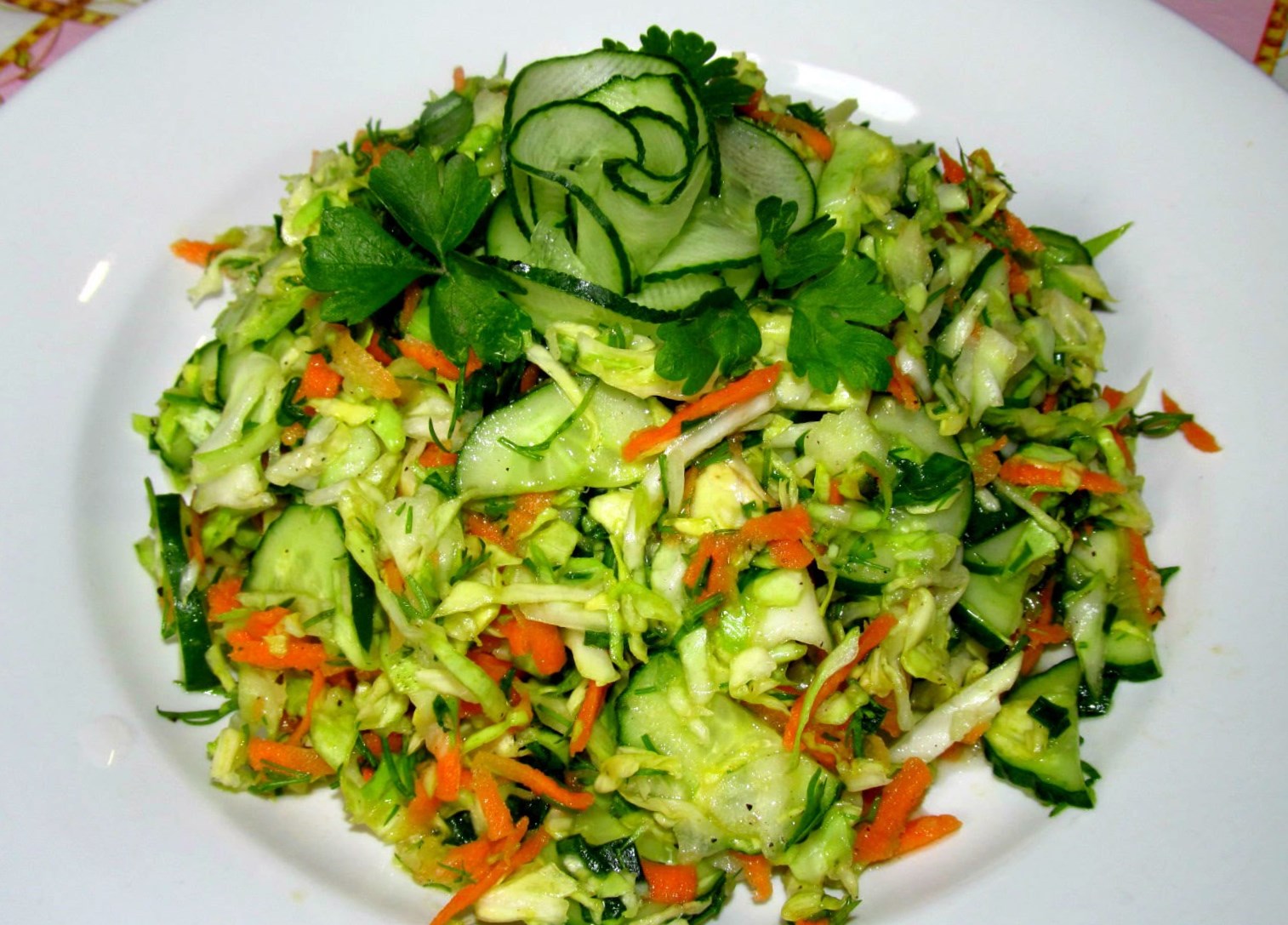 Салат с огурцами рецепт с фото